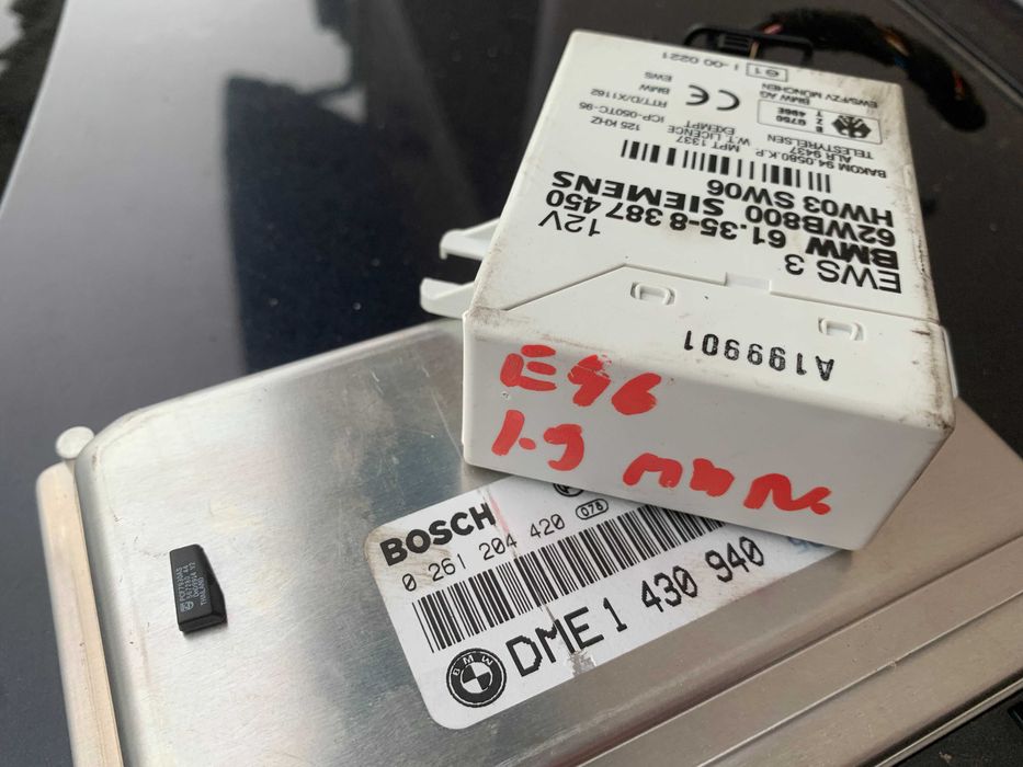 Bmw 316 318 e46 1.9 m43 1.430.940 komputer kluczyk zestaw do odpalenia