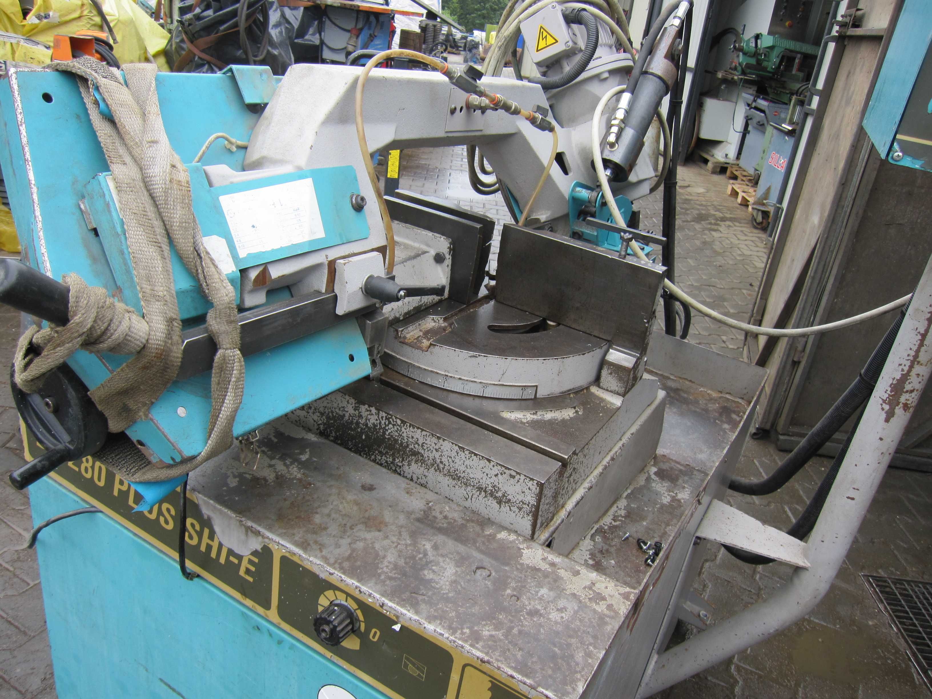 Piła taśmowa do metalu IMET BS 280 hydrauliczna uszkodzona