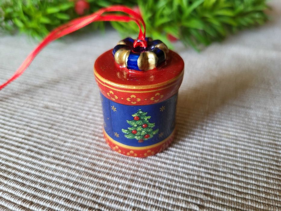 Ozdoba świąteczna Villeroy&Boch porcelana, granatowa