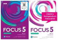 NOWE} Focus 5 Podręcznik + Ćwiczenia + Benchmark + Kompendium +Mondly