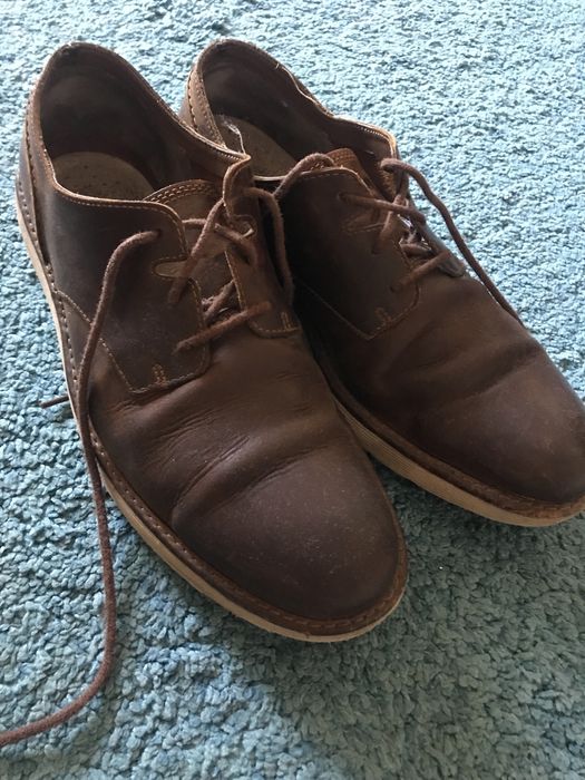 Sapatos castanhos vintage marca Clark