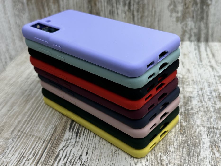 Чехол мягкий Silicone Case на Samsung S21 FE Микрофибра чохол