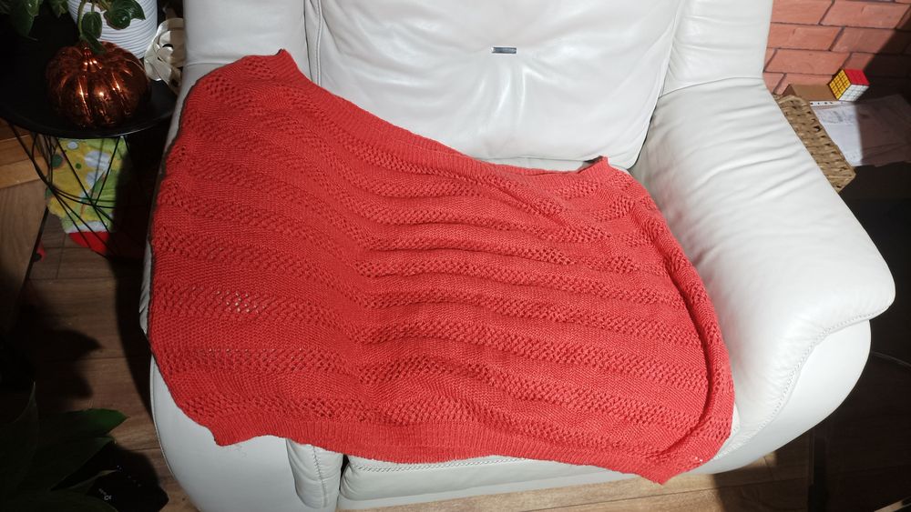 Komin Hm ceglany kolor, ażurkowy wzór