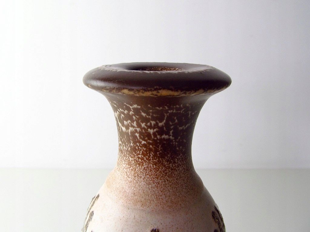 fat lava 1960/70 piękny świecznik ceramiczny