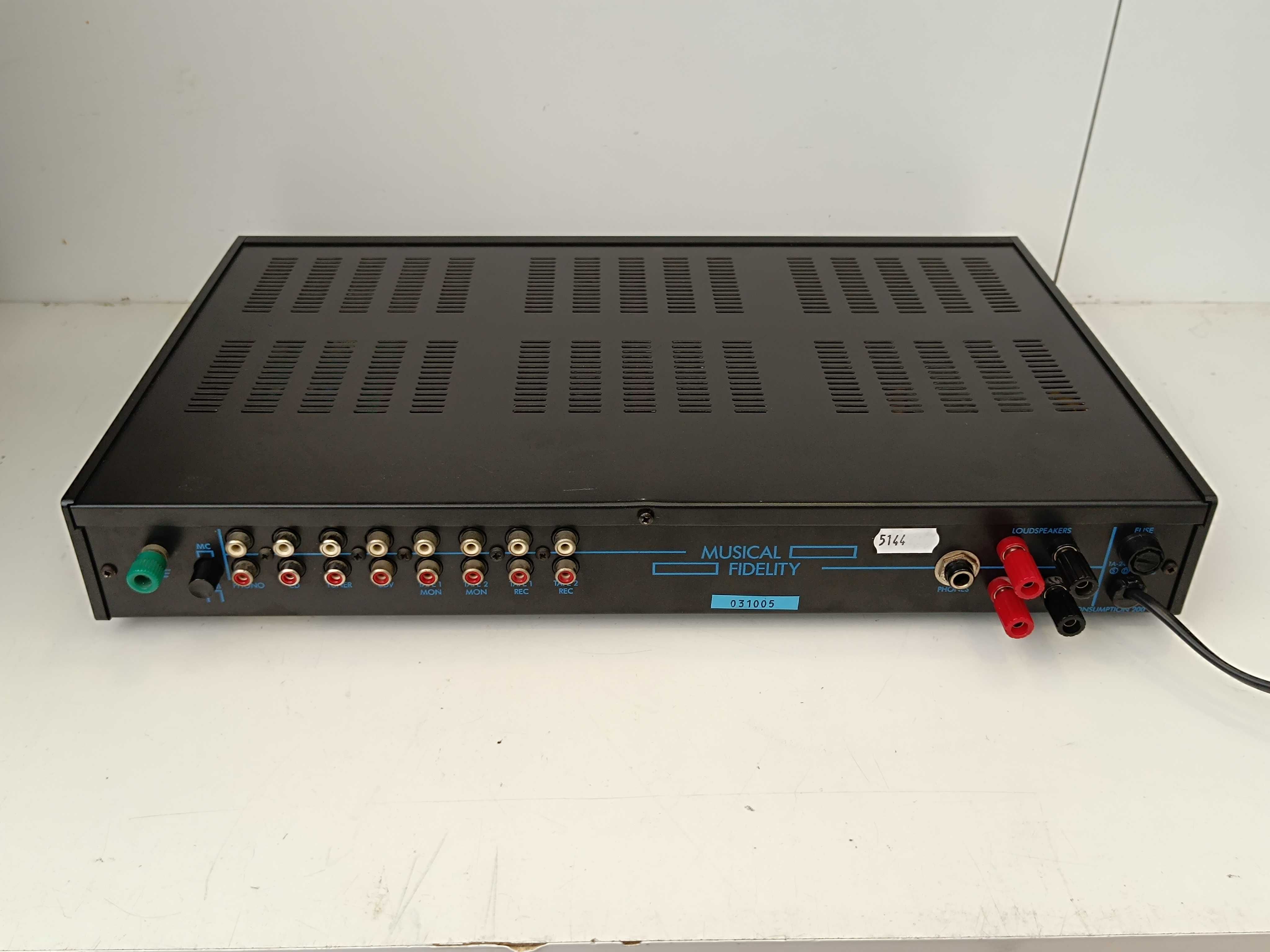 Amplificador Integrado Musical Fidelity B1 – Impecável – Som Autêntico