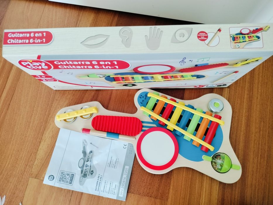 Guitarra bebé 6 em 1 +12M