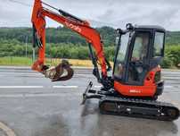 Kubota U35 koparka 3,7 tony 2016r 3sekcje zamki na tłokach  z Norwegi JakNowa 1650h  Zero luzów wycieków Serwisy zDEKRA zmiana łyżek Hydrauliczna Ładne gąs