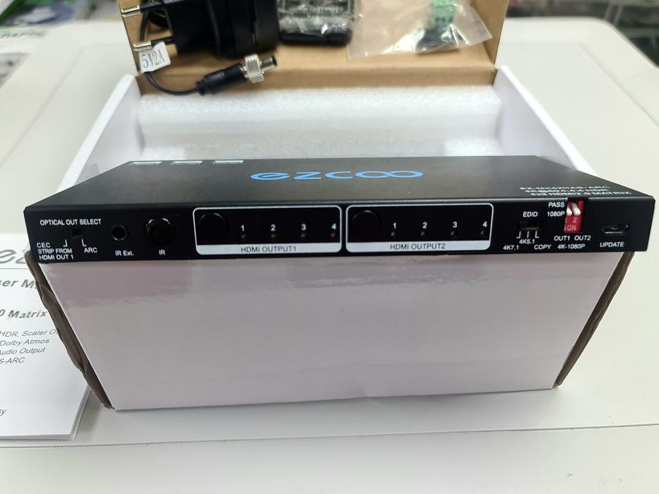 Комутатор Ezcoo EZ-MX42HAS-ARC HDMI