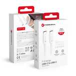 FORCELL F-ENERGY C338 kabel Typ C do Typ C PD QC4.0 3A 60W 2 m biały