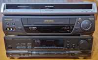 Odtwarzacz Panasonic DVD, VHS, amplituner Technics