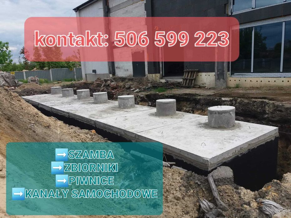 szambo betonowe zbiornik szczelny 14m