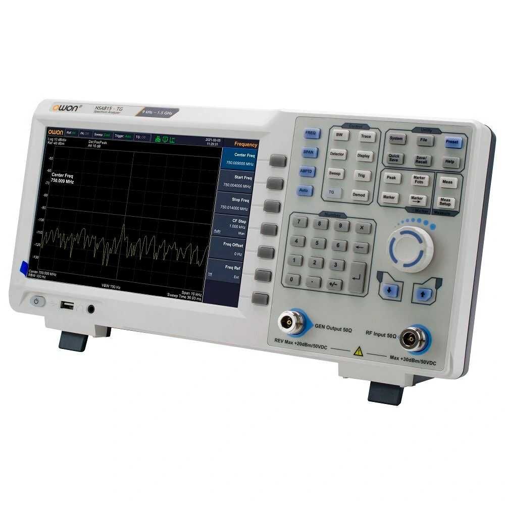 Analisador de Espectros OWON XSA815-TG