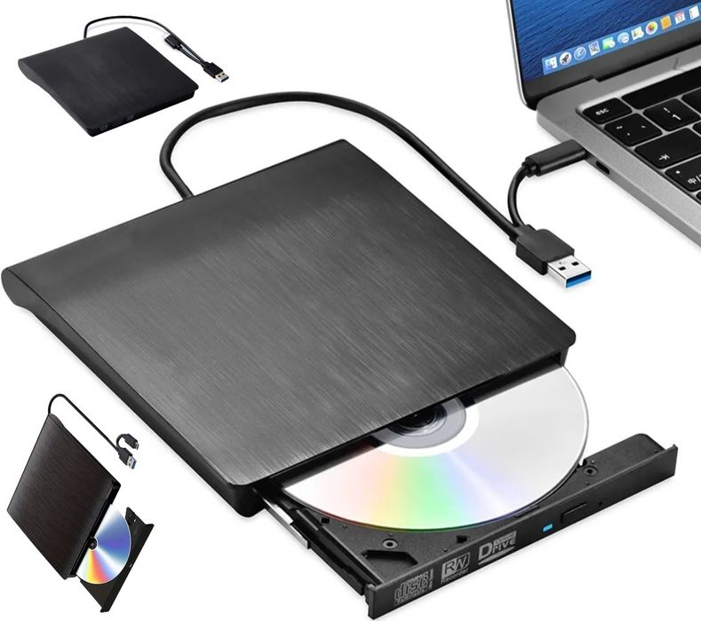 (НОВЫЙ) Внешний записывающий DVD±R/RW CD Привод Дисковод