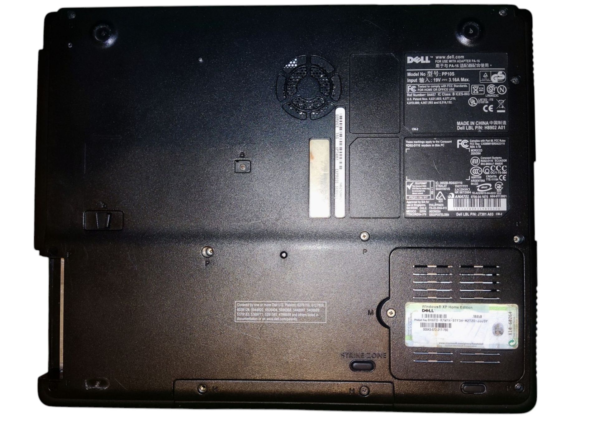 Ноутбук для ретро игр Dell Inspiron 1200