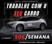 Aluguer de Slot TVDE – Uber e Bolt | 50€/semana ou 180€/mês