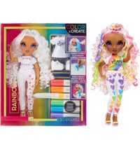 Лялька Rainbow High  Color Create, Purple Eyes, Curly Hair