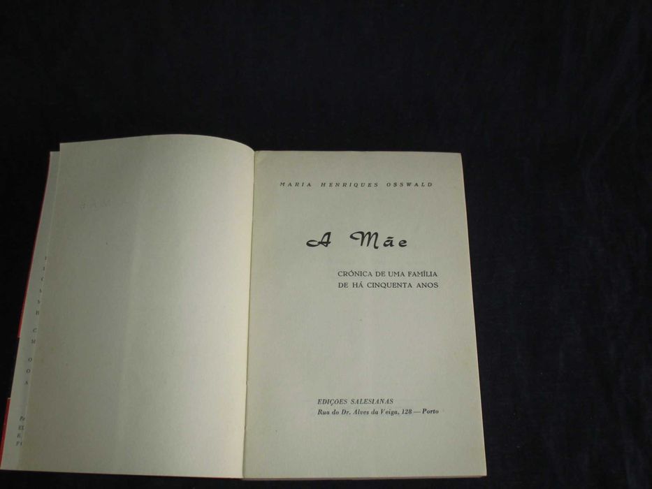 Livro A Mãe Maria Henriques Osswald