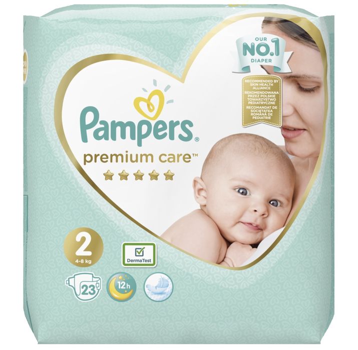 Pieluszki Pampers Premium Care 2, 23szt