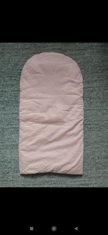 Wkładka materac materacyk do kokonu kokoniku niemowlęcego pudrowy róż