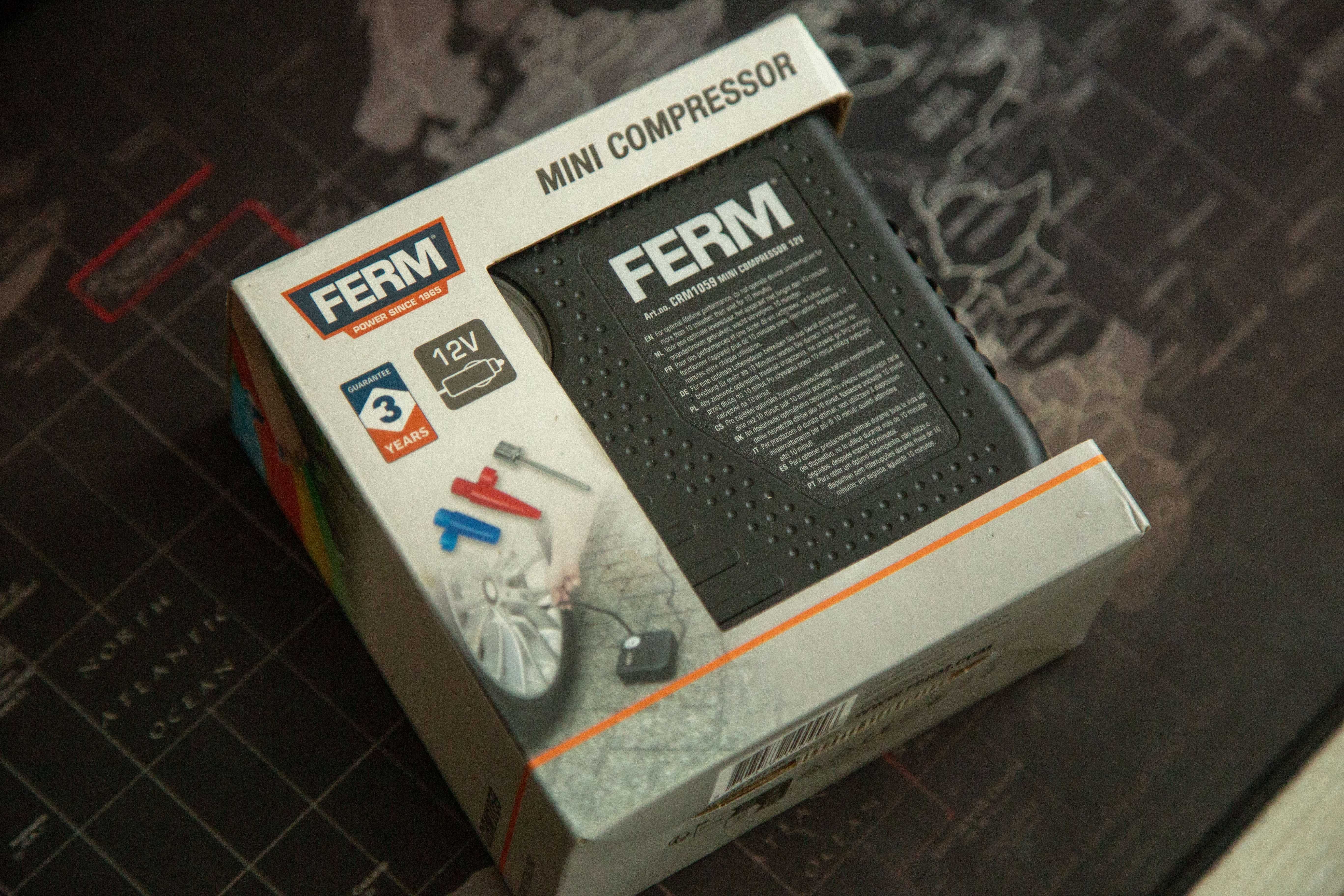 КОМПРЕСОР FERM 12V автомобільний компактний