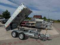 Przyczepa wywrotka TEMARED TIPPER 2515/2S 2.5x1.5m DMC:750kg BURTY ALU