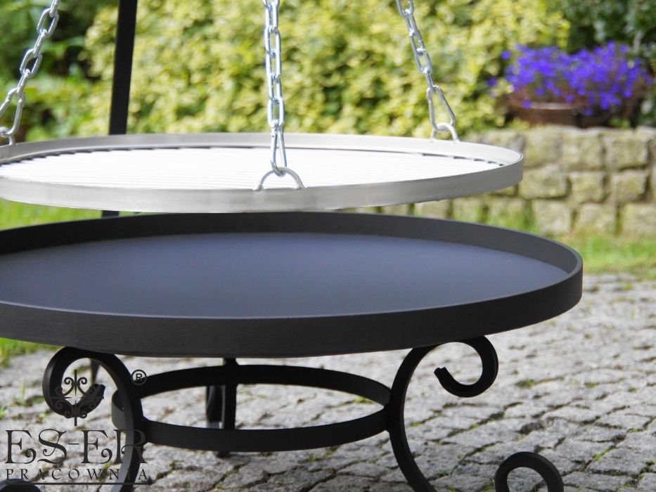 Zestaw ogrodowy PIOTR 50/60 - grill nierdzewny z paleniskiem ES-ER