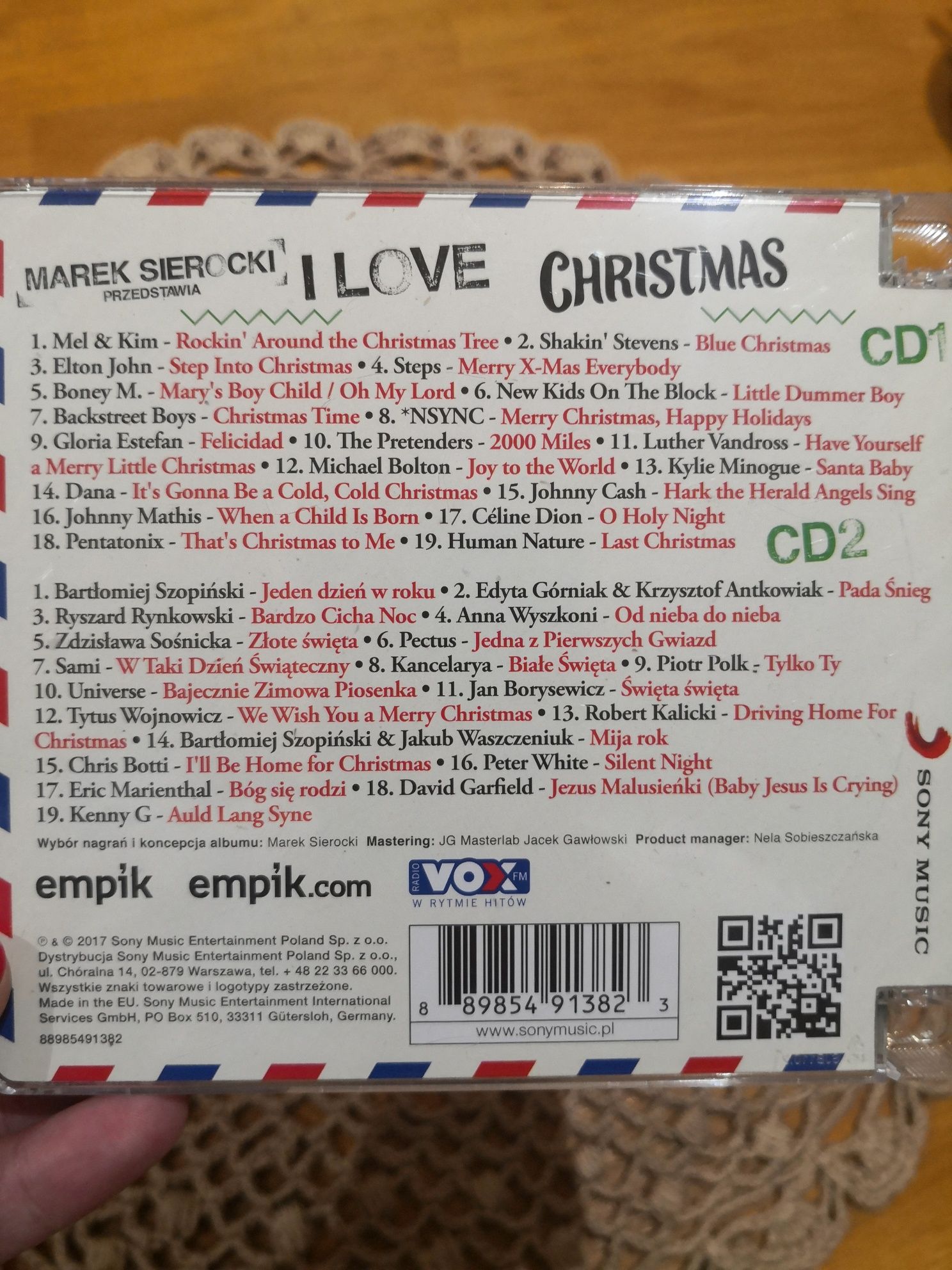 Marek Sierocki przedstawia - I Love Christmas - 4 cd - zestaw unikat