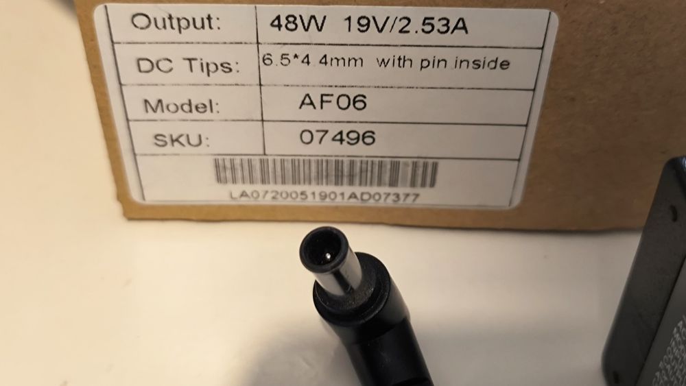 AF06 Adaptador corrente carregador transformador PC computador portáti