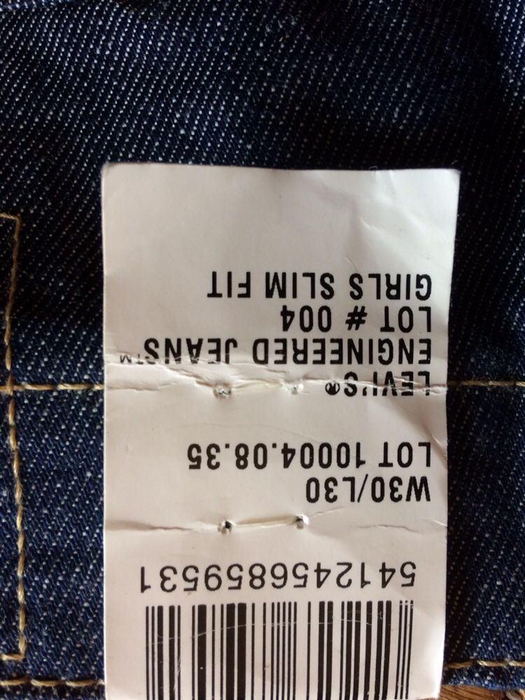 Sprzedam nowe spodnie firmy Levis W30 L30