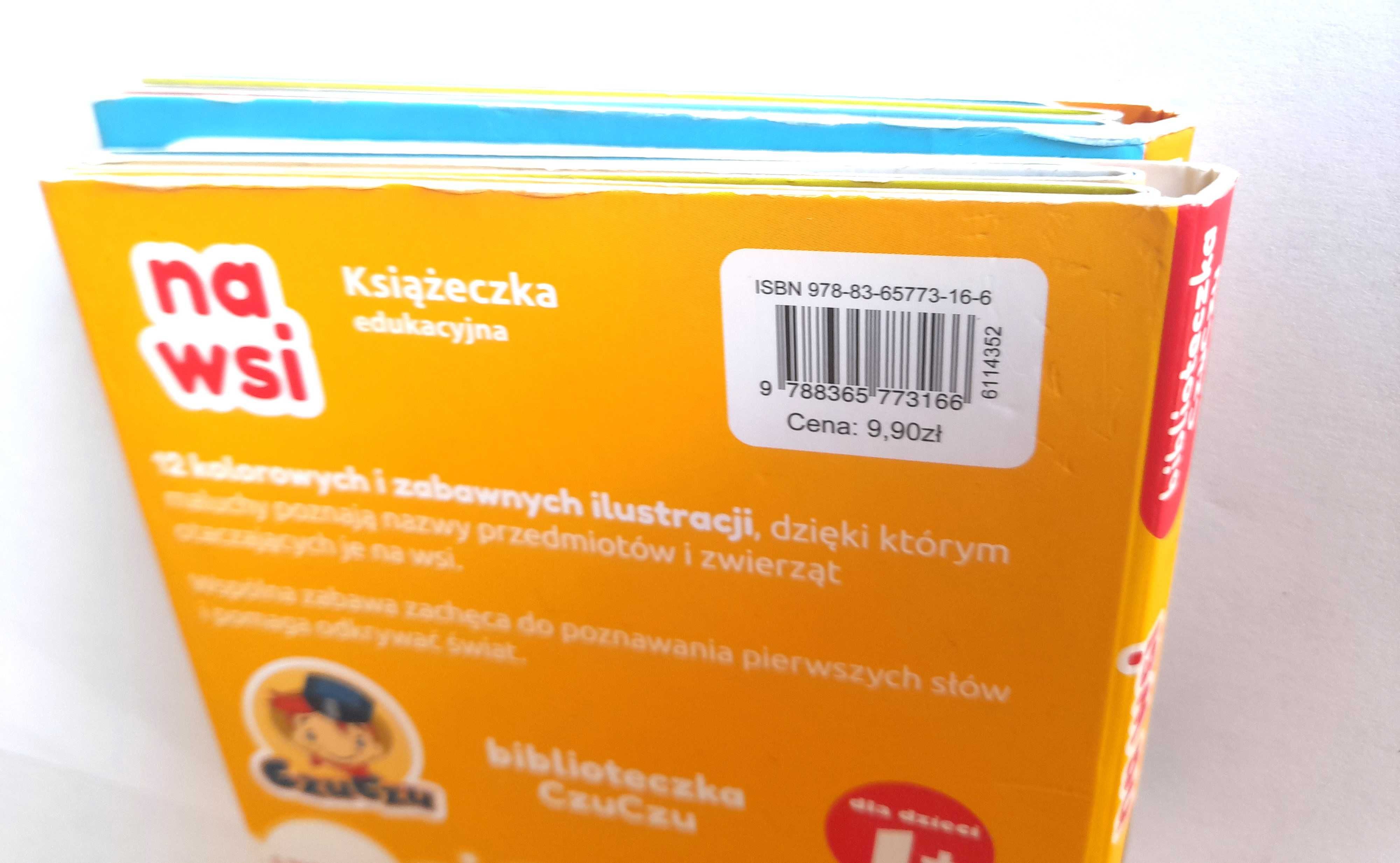 Biblioteka CzuCzu. OWOCE I WARZYWA, NA WSI (książeczki harmonijki)