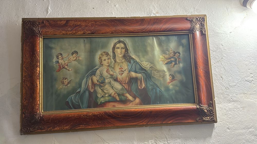 Quadro Madeira Antigo
