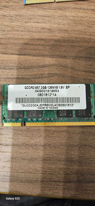 RAM GDDR2-667 2GB 1.8V