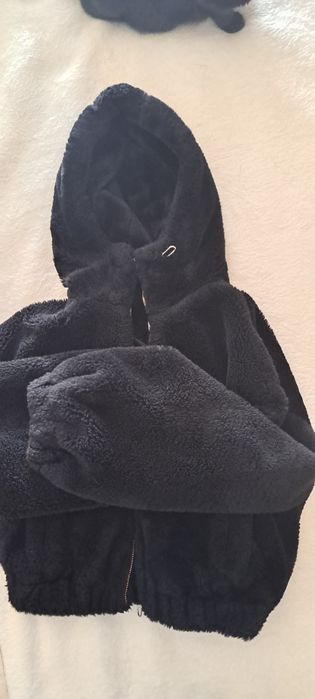 Casaco Berskha pêlo preto S