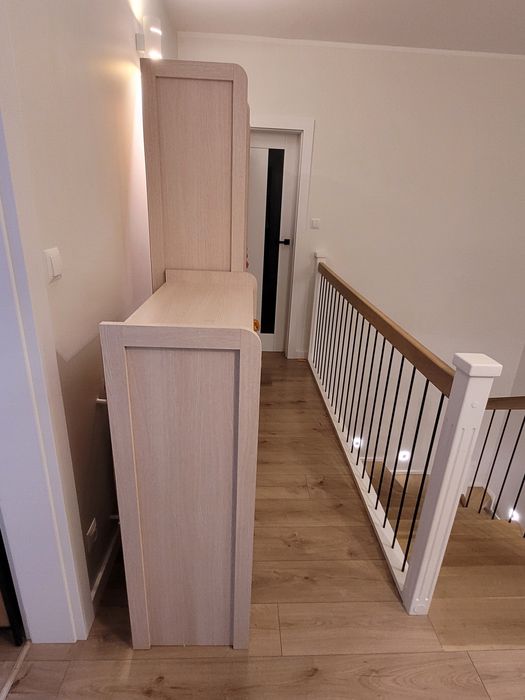 Zestaw mebli dziecięcych RUPI (BRW)– kolor szaro-pomarańczowy