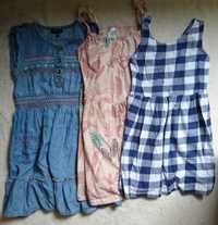 Paka letnich ubrań dla dziewczynki 104-110