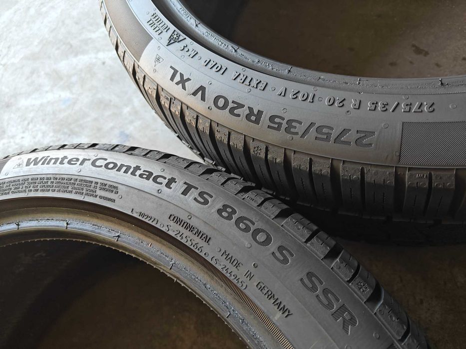 2шт. R20 275 35 шини зимові Continental Winter Contact TS860S SSR