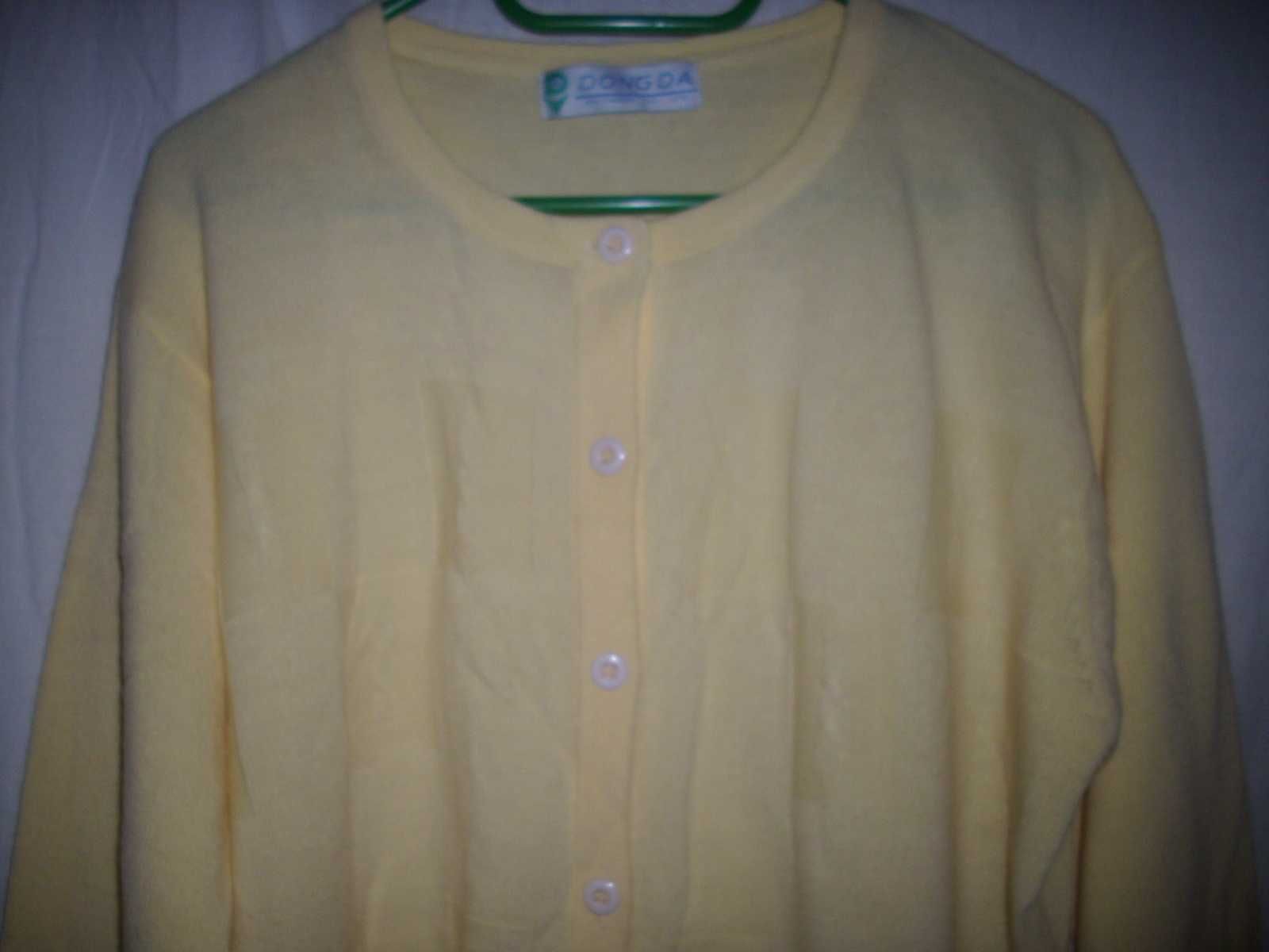 Sweter żółty Dongda