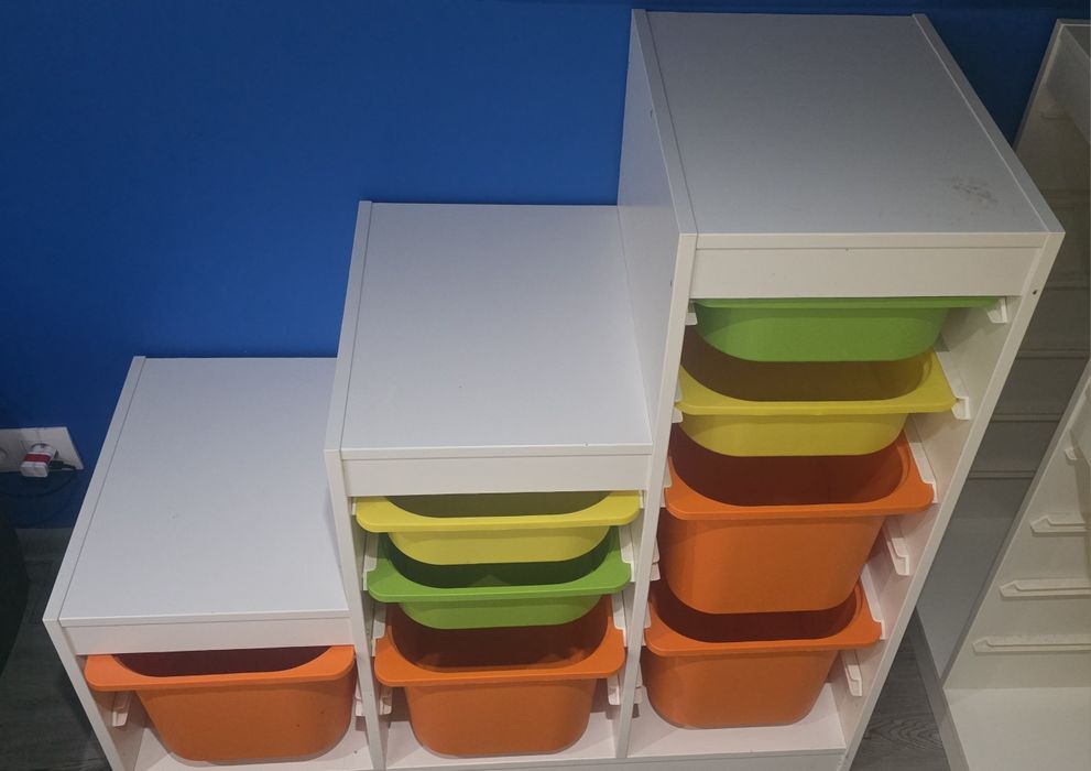 Regal szafka półka na zabawki ikea komoda