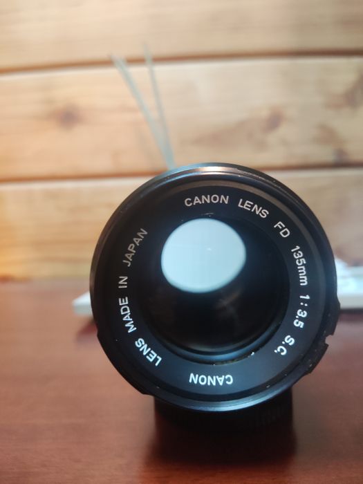Lente Canon FD 135mm