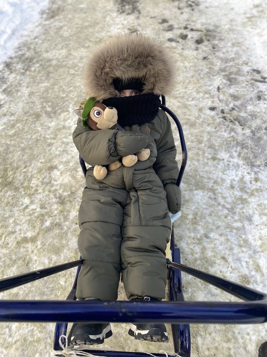 Термокомбінезон з хутром єнота 104