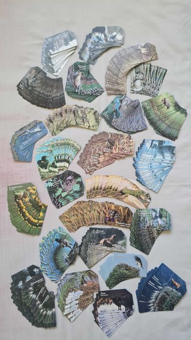 Karty telefoniczne magnetyczne zwierzaki