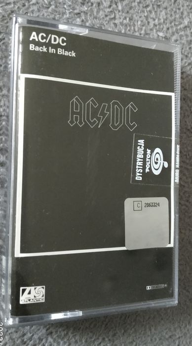 AC/DC. Back in Black. Nowa. Kaseta audio.Org.