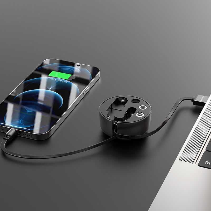 Kabel magnetyczny 3w1 iPhone Micro USB Type-C