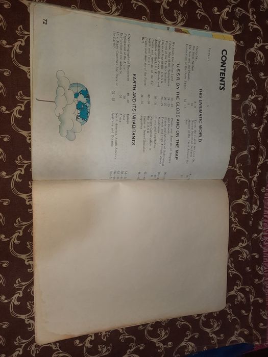 World and the man, дитячий атлас світу англійською