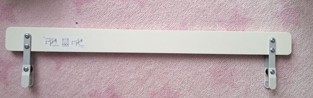 KRITTER IKEA baranki białe łóżko dla dziecka 70x160cm