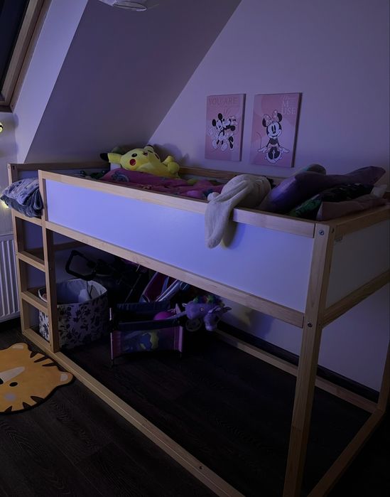 Praktycznie nowe łóżko ikea kura