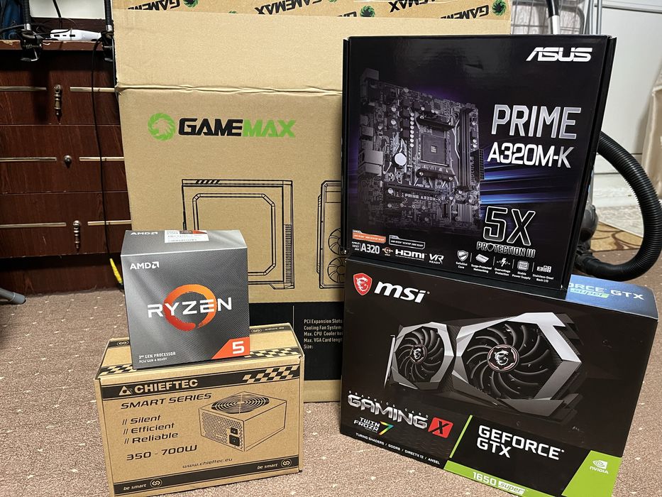 Комп'ютер ігровий Ryzen 5 3600/1650 super 4 gb