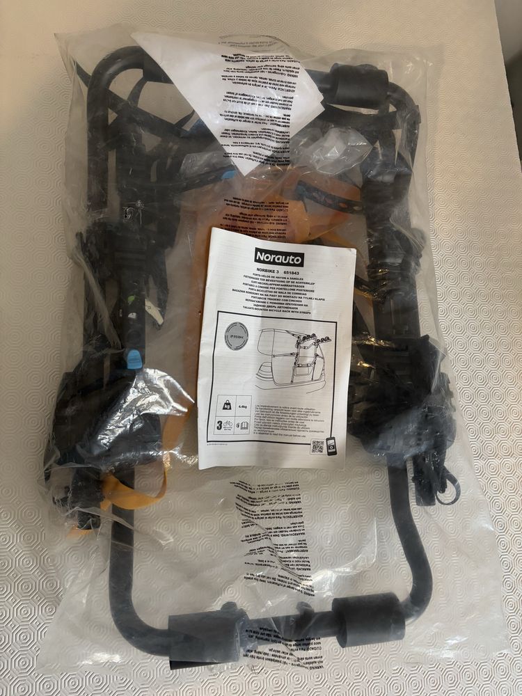 Suporte de carro p/ Bicicletas Norauto Norbike 3 para até 3 Bicicletas