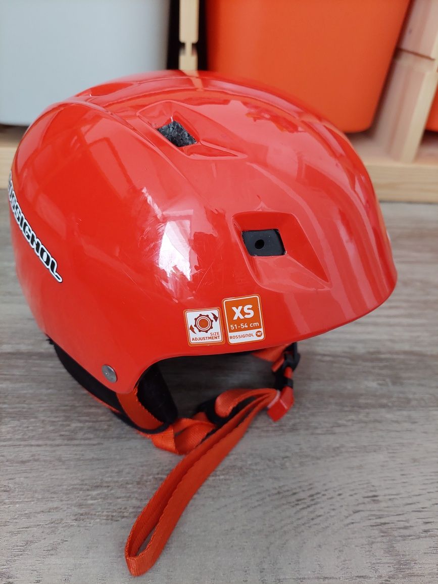 Kask narciarski dziecięcy Rossignol 51-54 cm, czerwony