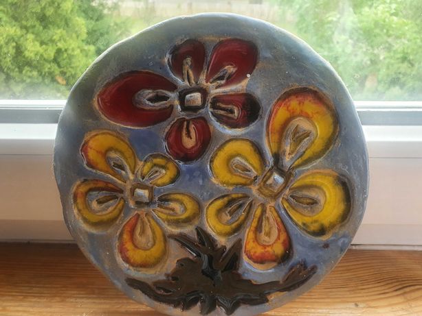 Vintage_ ceramika scienna ,kwiaty